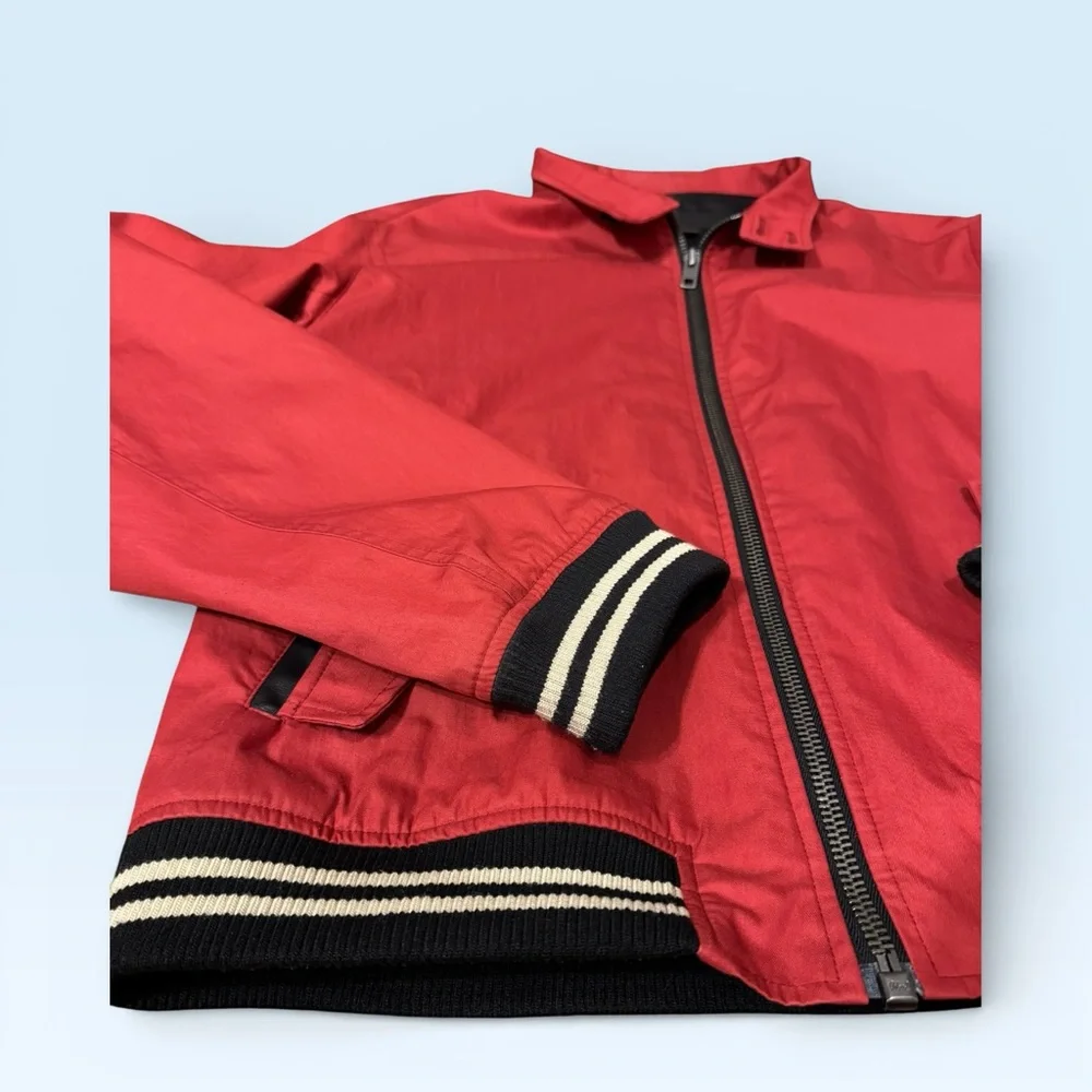 Coach Red Mens Barracuda Jacket - Picture 6 of 11